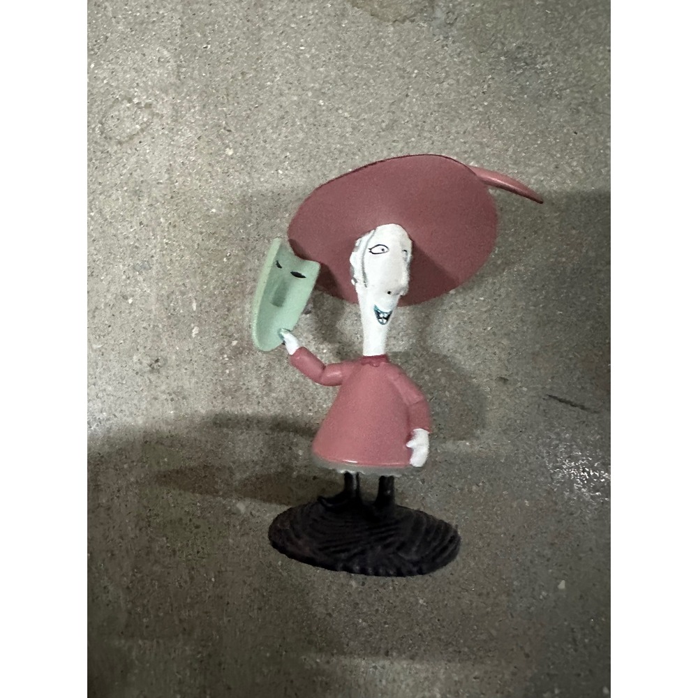 Disney Nightmare Before Christmas Shock Figure PVC Cake Topper Toy Pink Dress